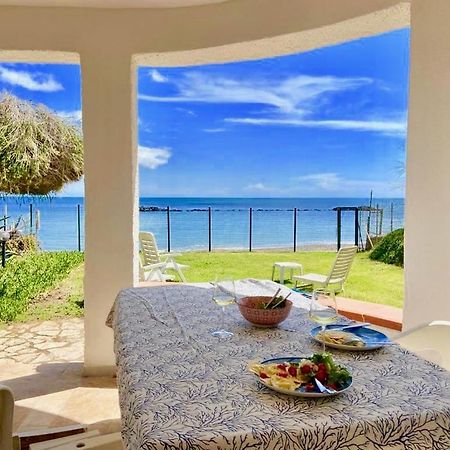 Paradise Beachfront Villa, Porto Columbu, Sardinia Porto Columbu - Perd'E Sali Eksteriør bilde